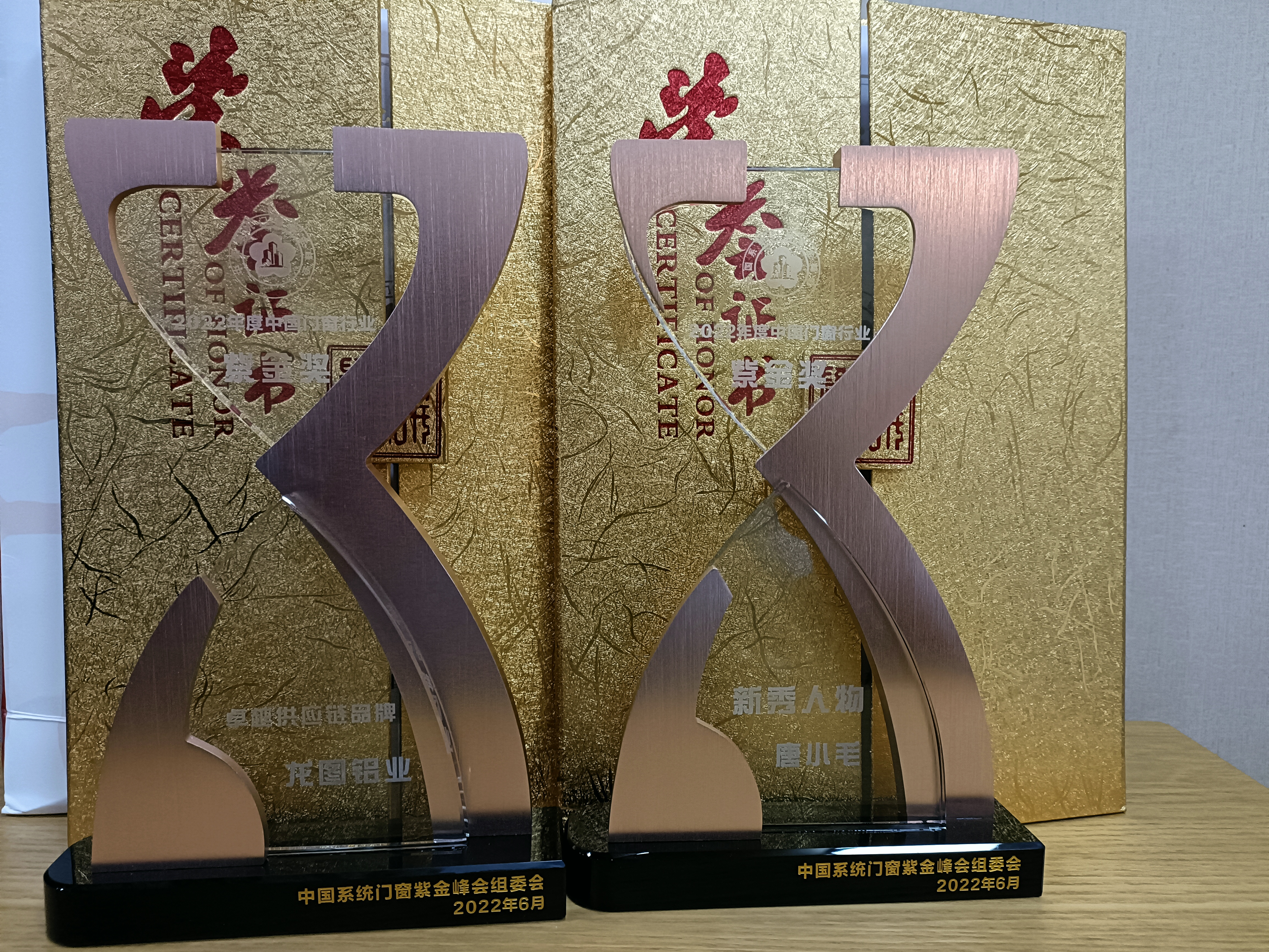 上海总部总经理唐总的认可，荣获”新秀人物紫金奖“