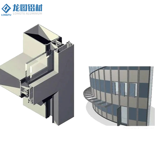 云浮玻璃幕墙铝型材